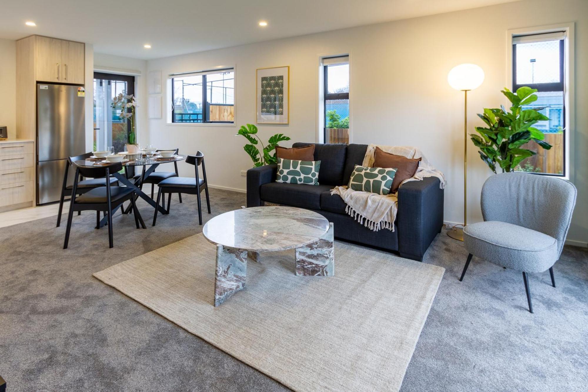 Serene Living 2 Bed With Carpark 基督城 外观 照片